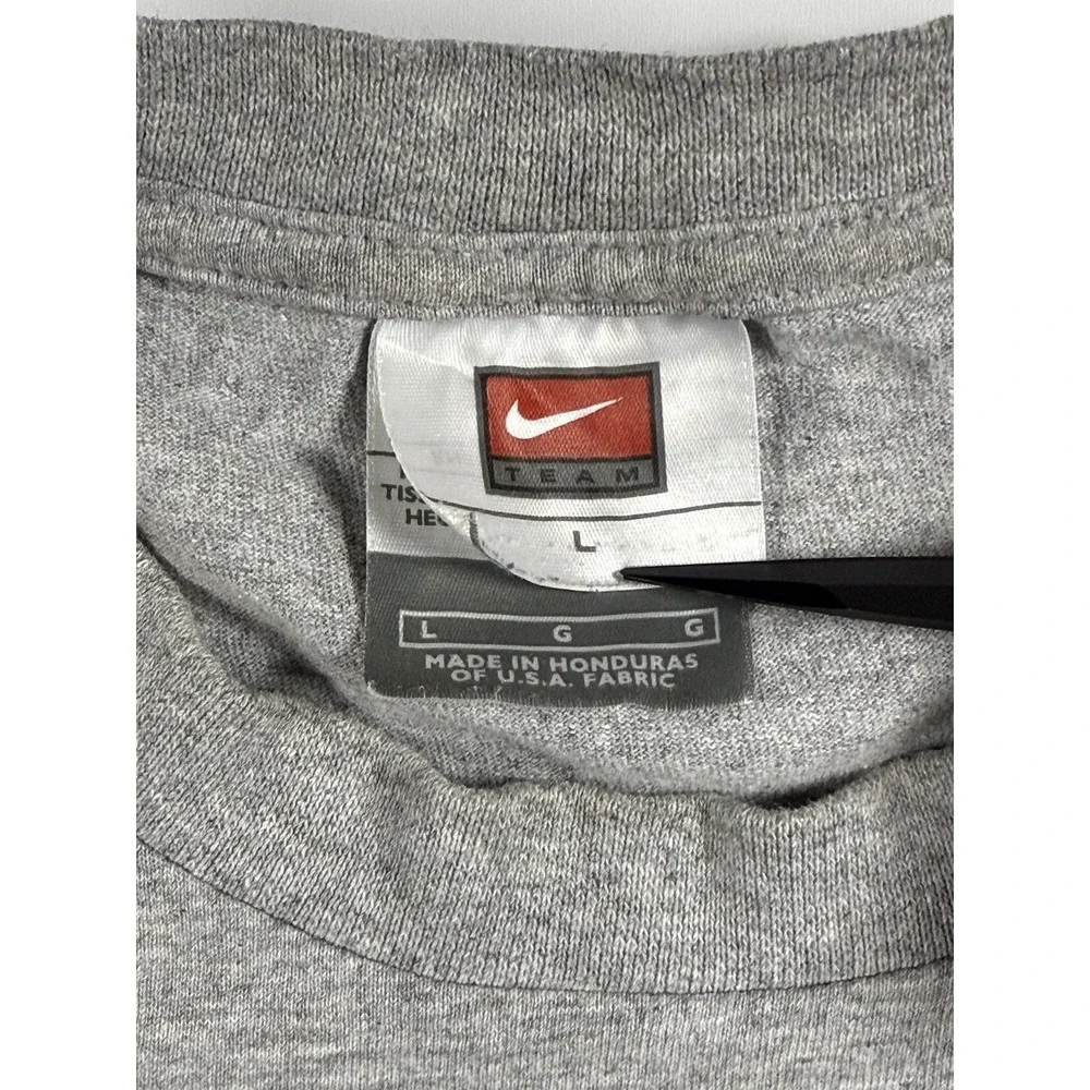 VTG Nike Team Florida Gators Basketball Mens Large Gray Single Stitch USA Fabric